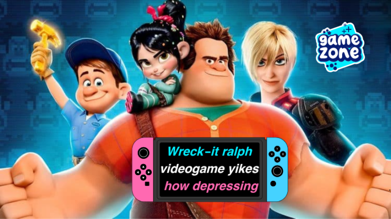 Wreck-it ralph videogame yikes how depressing